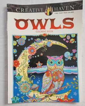 Creative Haven Owls Coloring Book